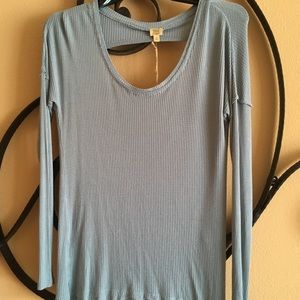 Waffle Weave long sleeve Tee